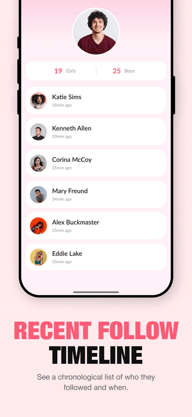 Real-time notifications for Instagram unfollowers and new followers