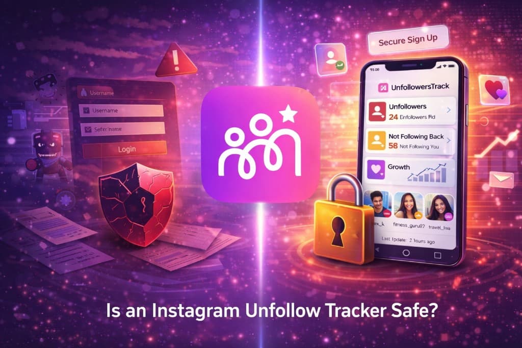 Is an Instagram Unfollow Tracker Safe? Security vs risk comparison